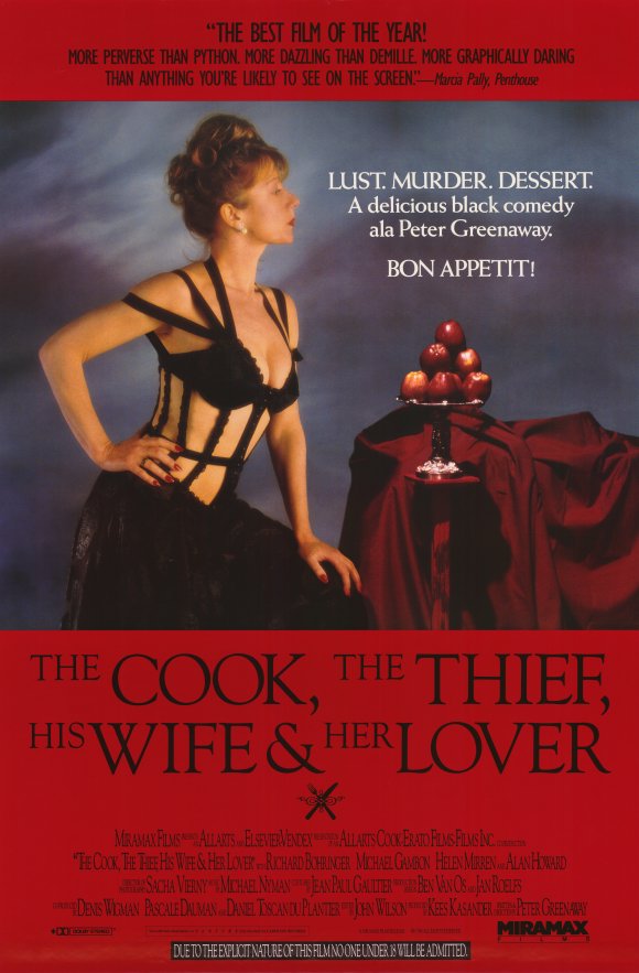 دانلود فیلم آشپز، دزد، همسرش و عاشقش The Cook, the Thief, His Wife & Her Lover 1989