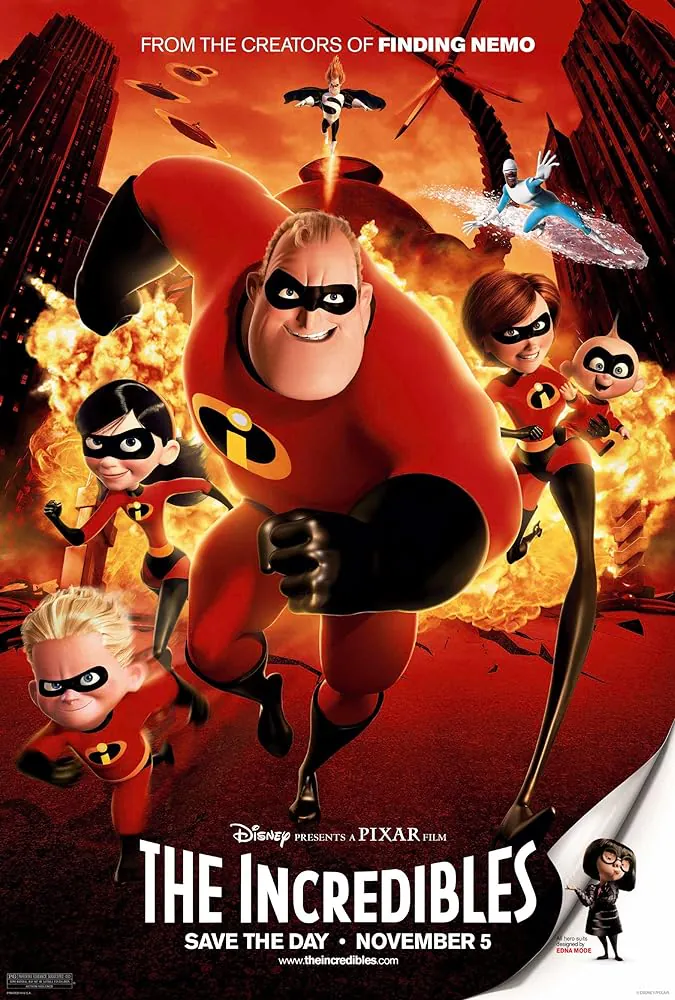 دانلود فیلم شگفت انگیزان The Incredibles 2004 با دوبله فارسی