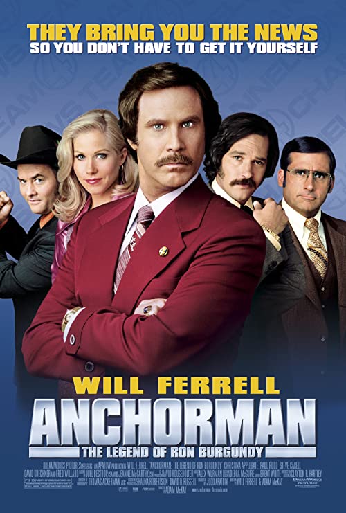 دانلود فیلم گوینده Anchorman: The Legend of Ron Burgundy 2004 با دوبله فارسی